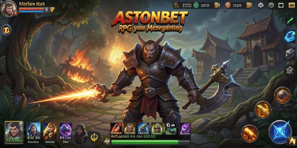 Tampilan gameplay RPG yang menarik dan menantang di ASTONBET.