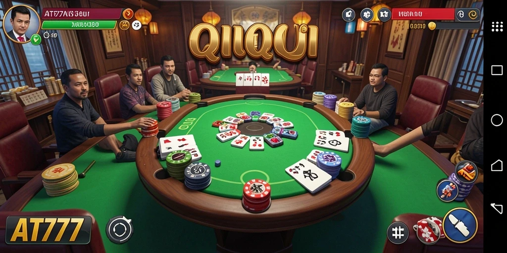 Tampilan gameplay seru dan menegangkan di AT777 QiuQiu.