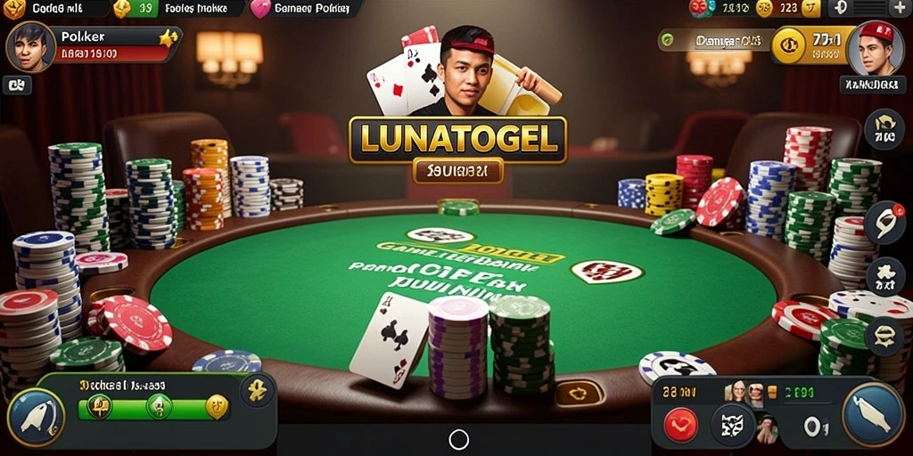Tampilan gameplay seru dan menegangkan di LUNATOGEL.