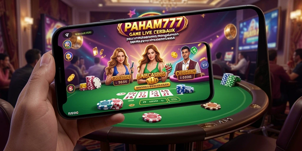 Tampilan menarik dari gameplay Live Casino PAHAM777.